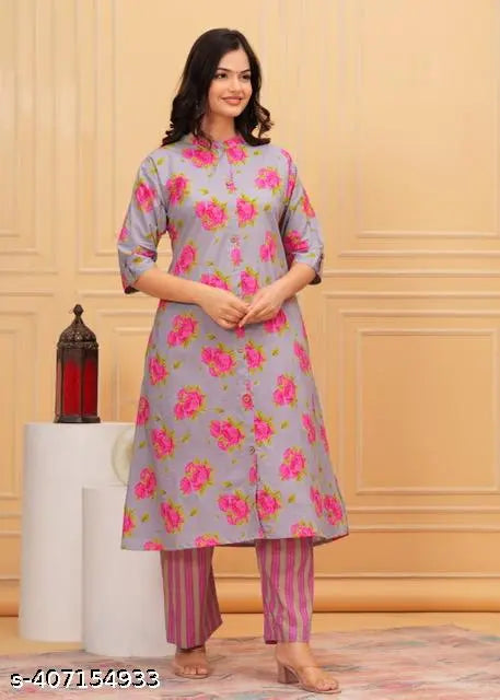 cotton kurti palazo