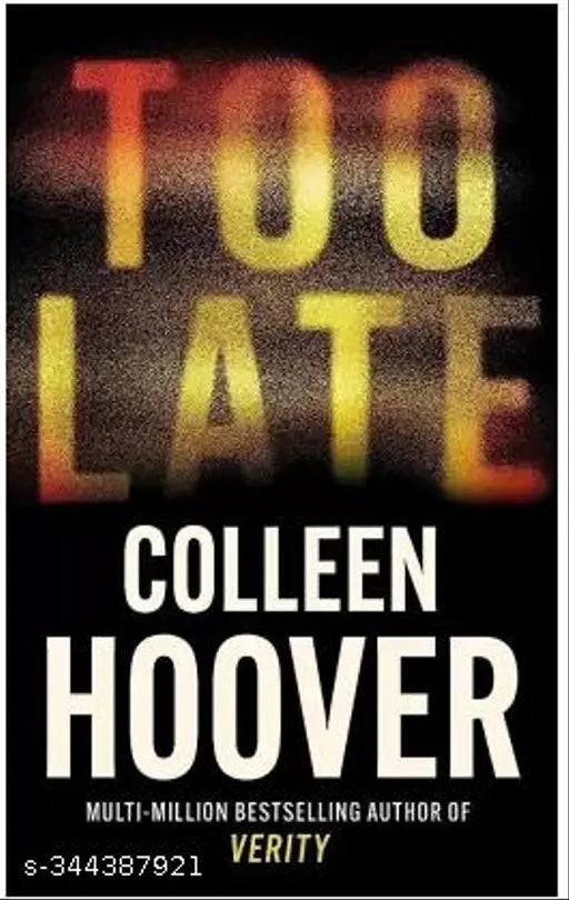 Too Late English Paperback (Paperback Colleen Hoover)