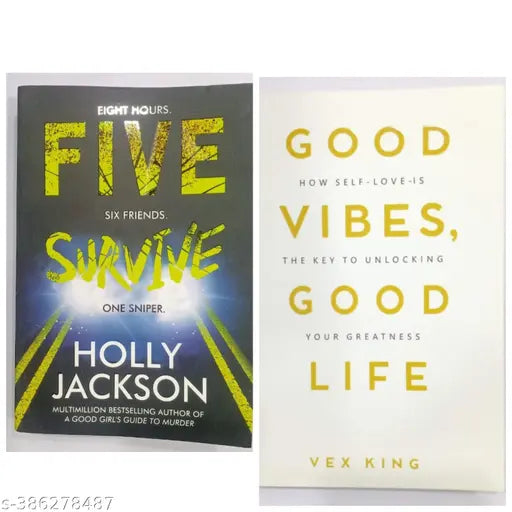 BOOK HUB FIVE SURVIVE & GOOD VIBES AND GOOD LIFE COMBO ( PACK OF 2)