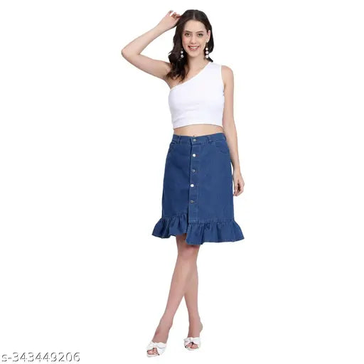 Woman Denim Skirt