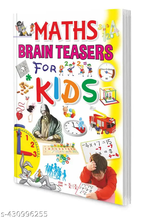 Maths Brain Teaser for Kids : Math Puzzles for children Learning activity book for kids Learning book for children - Maths activity book for kids