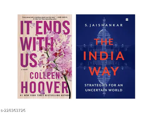 IT END WITH US BY COLLEEN HOOVER +THE INDIA WAY BY S. JAISHANKAR