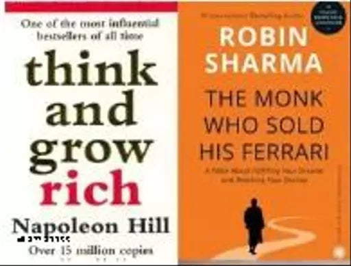 Think and Grow Rich+ The Monk Who Sold His Ferrari (2 BOOKS COMBO) (ENGLISH PAPERBACK)