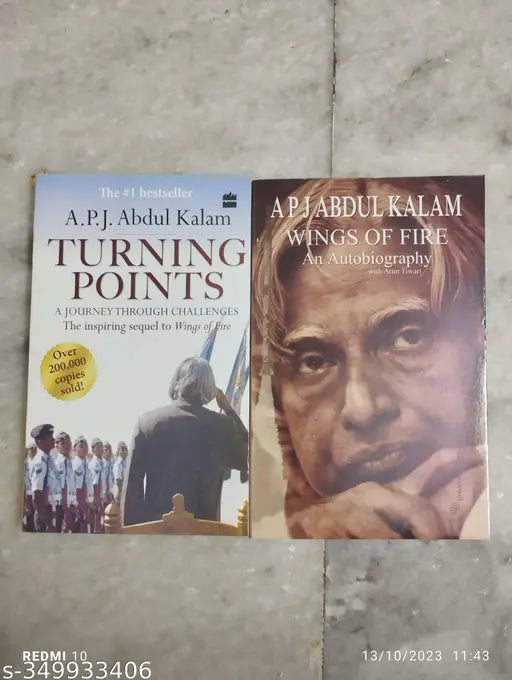 Turning Points : A Journey Through Challenges + Wings Of Fire An Autobiography (English Paperback A. P. J. Abdul Kalam)