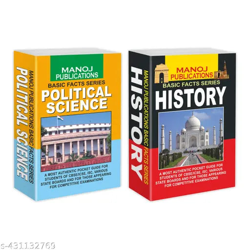 History and Political Science Books : Political Science Books History Basic Books Easy to Carry Book - Set of 2 Basic Facts Books.