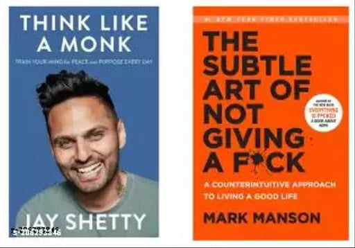 Think Like A Monk+ Subtle Art (Paperback ENGLISH) (2 BOOKS COMBO)