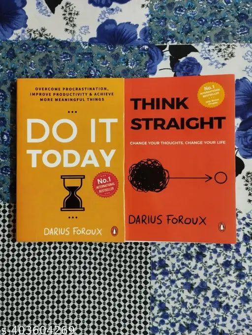 Do It Today + Think Straight (English Paperback Darius Foroux)