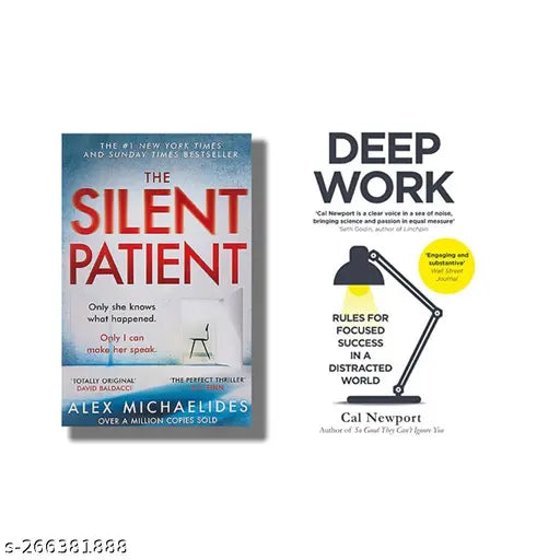 SILENT PATIENT BY ALEX MICHAELIDES + DEEP WORK BY CAL NEWPORT