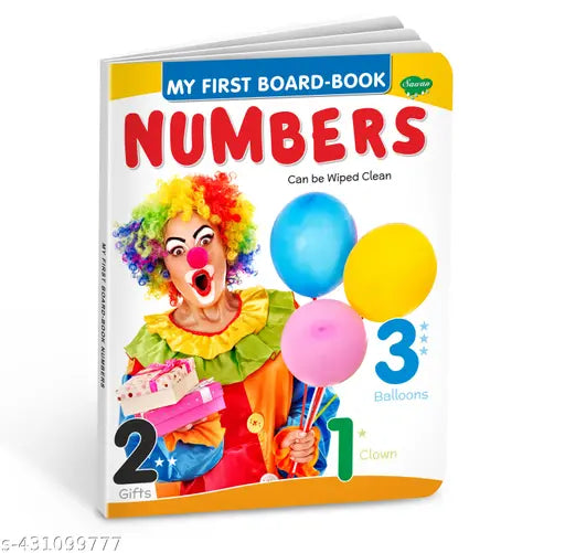 Numbers board books : Learning book for kids Children board book for kids Educational board books (Hardcover).
