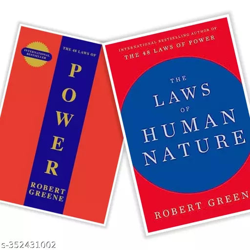 Combo of 2 books - THE 48 LAWS OF POWER + The Laws of Human Nature - Paperback