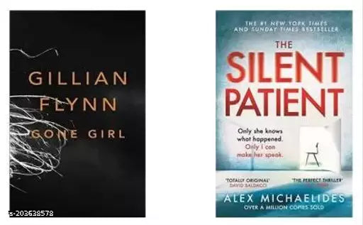 Gone Girl + The Silent Patient (2 BOOKS COMBO) (ENGLISH PAPERBACK)