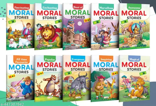 Toddlers learning library Story Book : Learning Story book for kids with moral My First Picture Library Combo Library set of 10 Story Books For Children