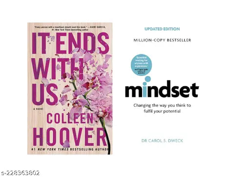 IT END WITH US BY COLLEEN HOOVER +THE MINDSET BY DR CAROL S DWECK