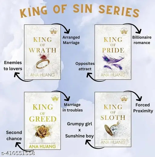 King of Wrath King of Pride King of Greed King of Sloth - Ana Huang (English)