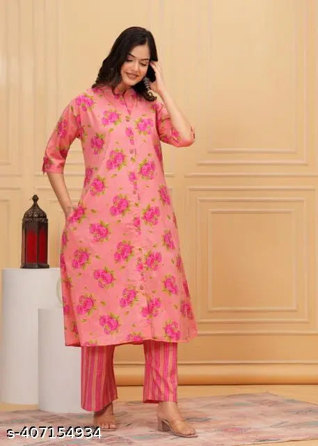 cotton kurti palazo