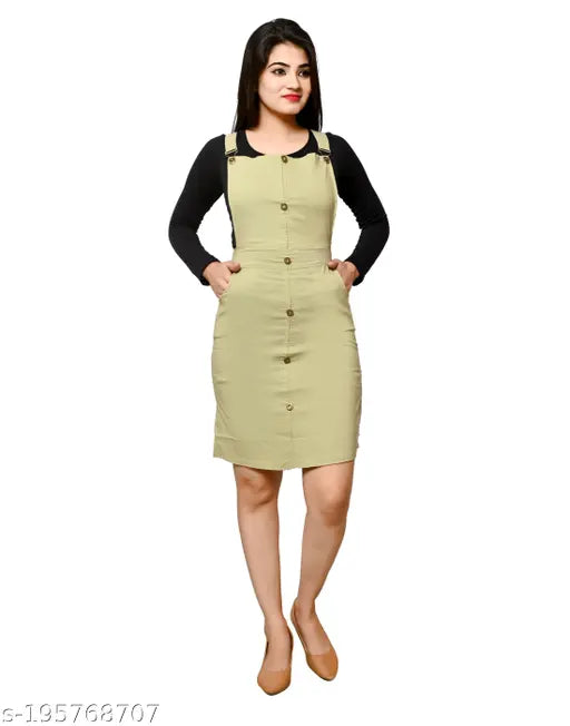 Woman Dresses/Dungaree/(Without inner)