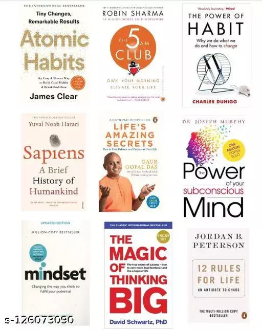 Self Motivation Books Combo (Set of 9)- Paperback