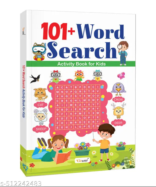 101+ Word Search Activity Book for Kids : Children's Learning Book Interactive Learning Book Fun Activity Book Educational Puzzles for Kids