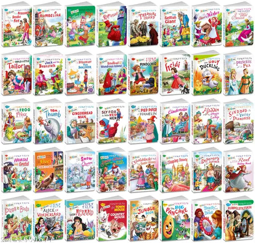 Children story book for kids : Storytelling learning books Moral stories books Educational books - Set of 40 board books (Hardcover).