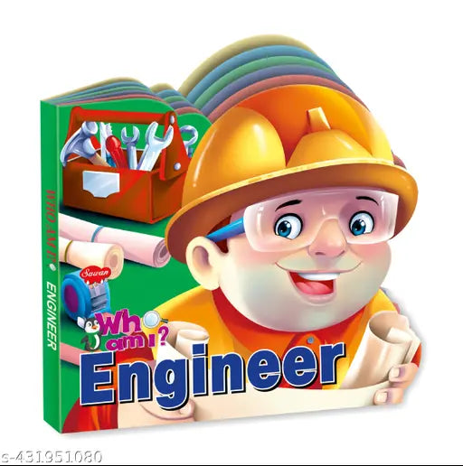 Engineer die cut board book for kids : Board book for kids Learning book for kids Educational book for kids.