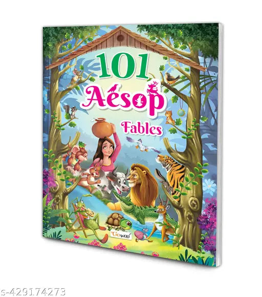 101 Aesop Fables (Ages 3-12) (Paperback) : Classic children’s stories Aesop fables stories Children learning story book Bedtime story book
