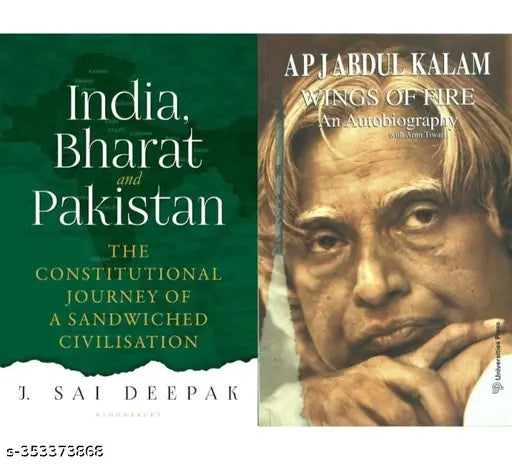 Best Combo Of 2 Book :- India Bharat And Pakistan + Wings Of Fire An Autobiography (English Paperback J Sai Deepak A.P.J. Abdul Kalam)