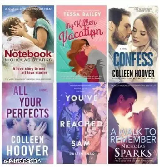 The Notebook+My Killer Vacation +Confess +All Your Perfects +You've Reached Sam+A Walk To Remember