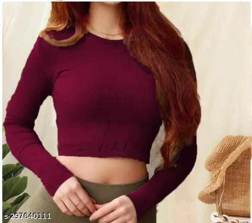Round Neck Full Sleeve Top
