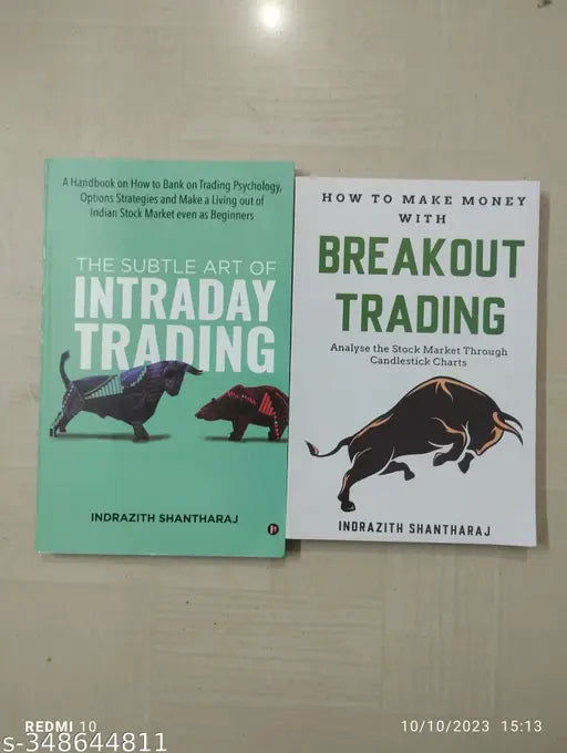 Best Combo Of 2 Book :- The Subtle Art Of Intraday Trading + Breakout Trading (English Paperback Indrazith Shantharaj)