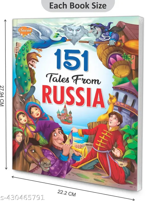 151 Tales from Russia : Story book for kids Children learning book Famous book for children
