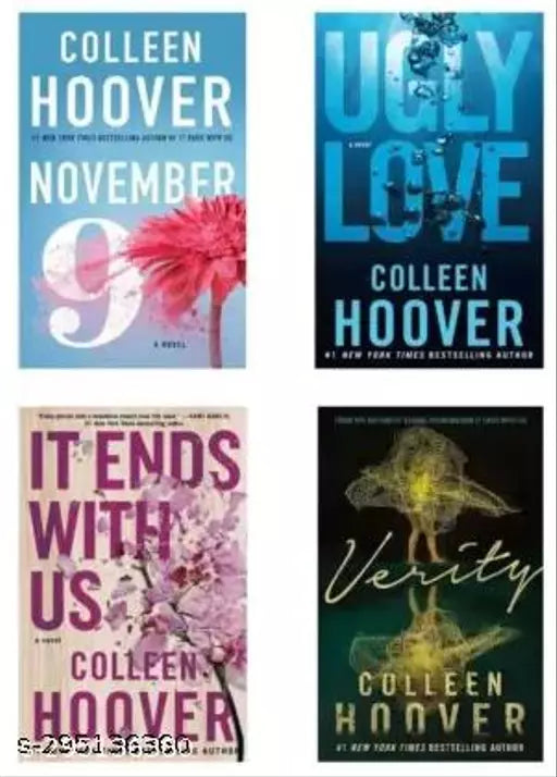 Verity + November 9 + Its Ends With Us + Ugly Love (Set Of 4 Book) Language: English Country Of Origin: India (Paperback COLLEEN HOOVER)