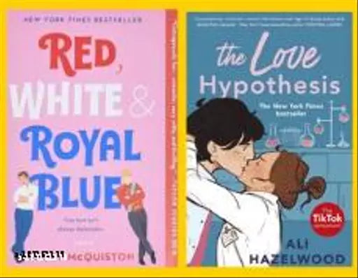 love hypothesis+ red white and royal blue (ENGLISH PAPERBACK) (2 BOOKS COMBO)
