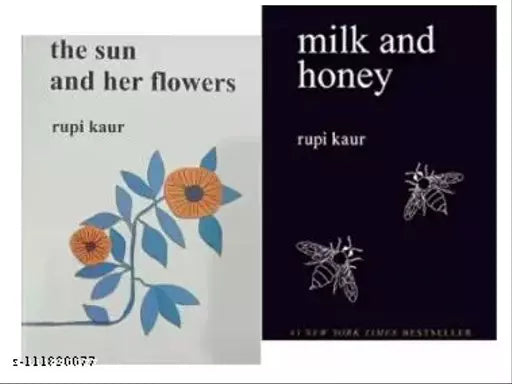 Set Of 2 Books -MILK AND HONEY &THE SUN AND HER FLOWERS (Best Selling Book) (Paperback Kaur Rupi)