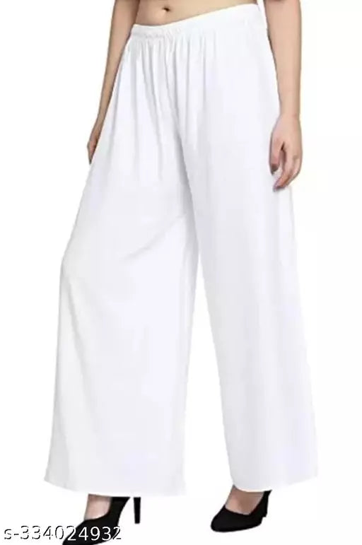 Stylish and Comfortable Rayon Plazzo for Women