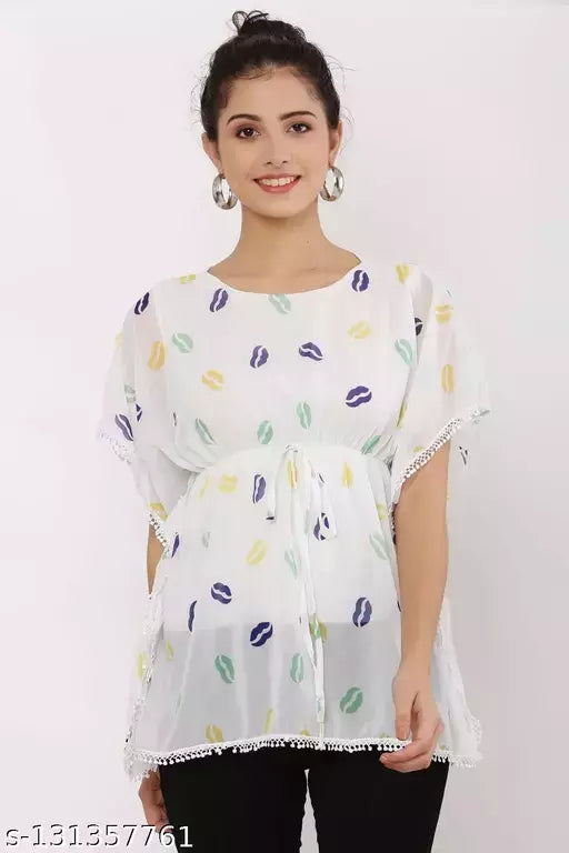 girlish stylish pochu top - Main Image