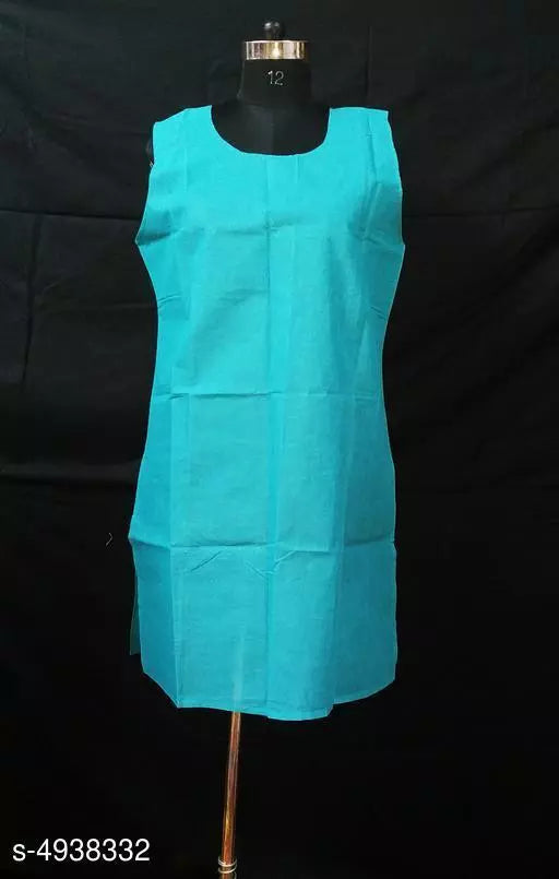 Comfy Women's Cotton Solid Long Camisole Slip