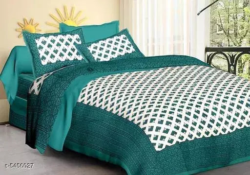 Trendy Versatile Cotton 100 x 90 Double Bedsheets