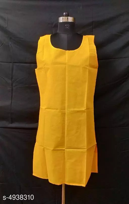 Comfy Women's Cotton Solid Long Camisole Slip