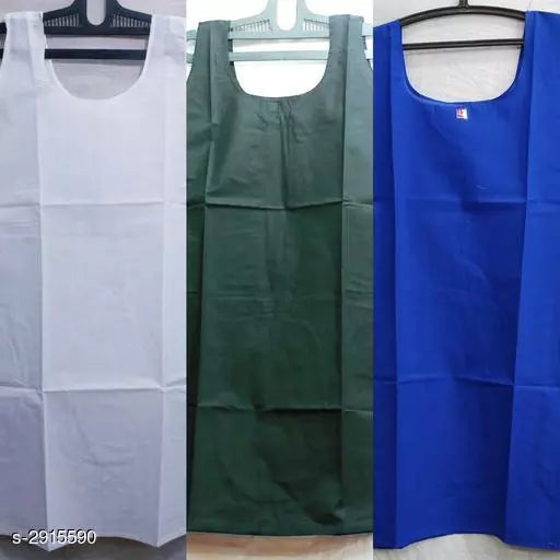 Women Pack of 3 White Cotton Camisoles