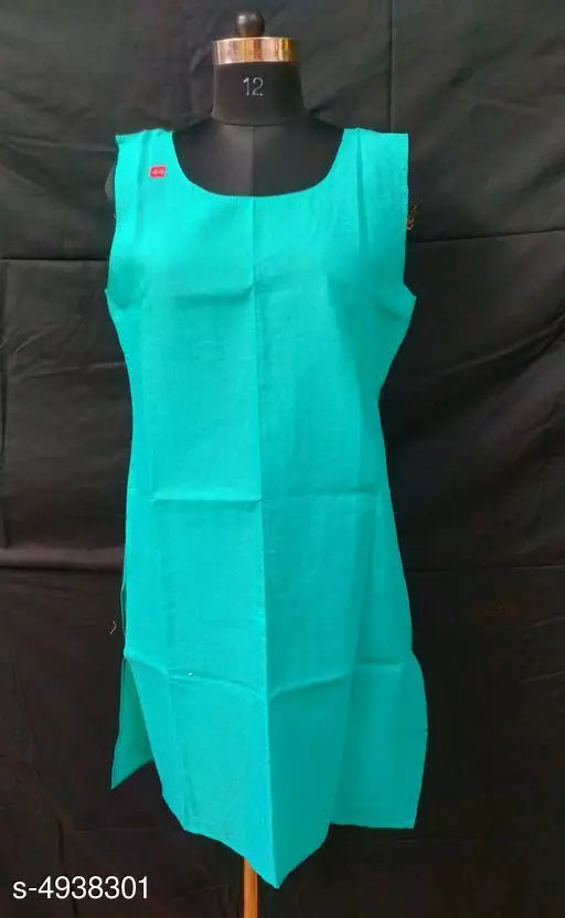 Comfy Women's Cotton Solid Long Camisole Slip