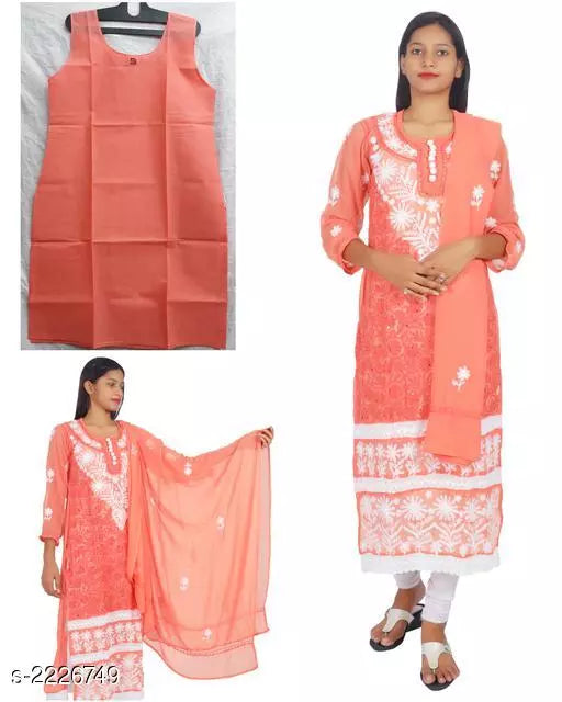 Trendy Cotton Women's Kurta Set