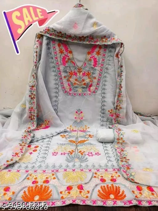 Georgette dress material for womens