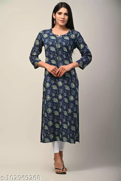 Swasti Women Printed Straight Kurta