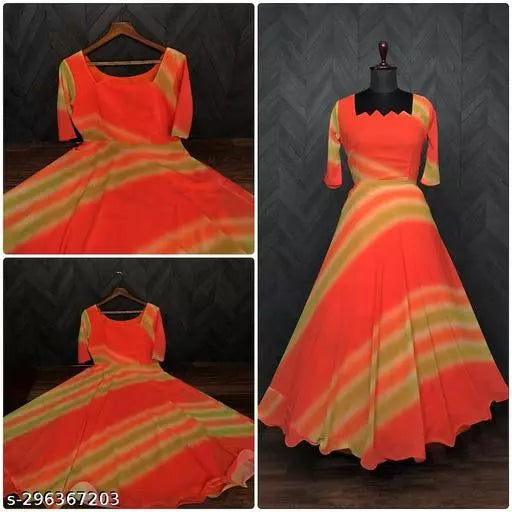 WOMEN PRINTED GOWN