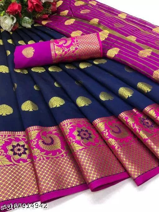 ASHRUTI GORGEOUS FANCY JACQUARD SAREE