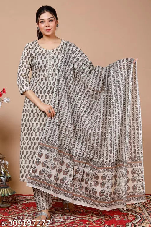 Swasti Woman Kurta set- Cotton kurta set