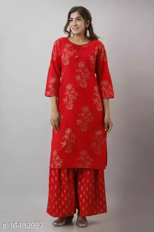 MIALO bhutta cotton sharara kurta'