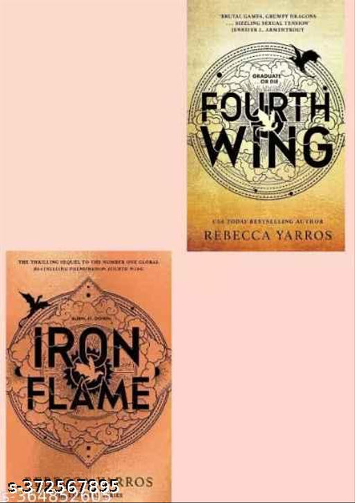 Special Combo :Iron Flame + Fourth Wings (Paperback Rebecca Yorros)