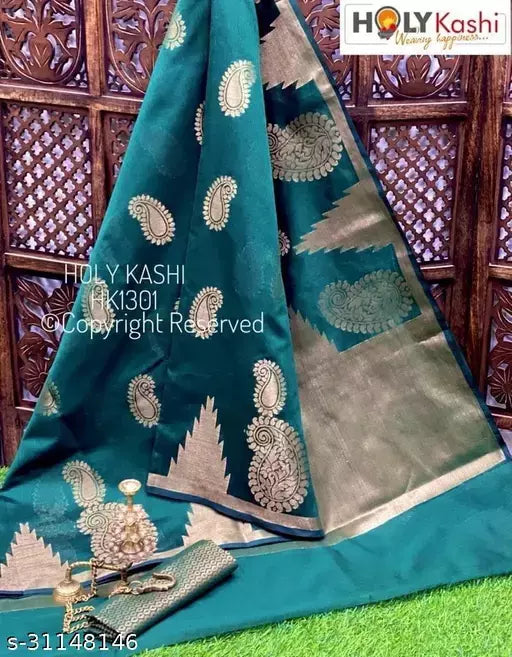 BANARASI CARRY TEMPLE SAREE