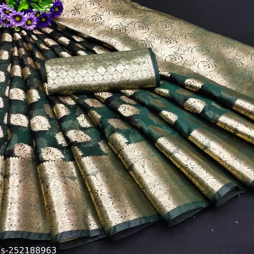 Morpich Fashion Top Dyed Organza Silk Saree